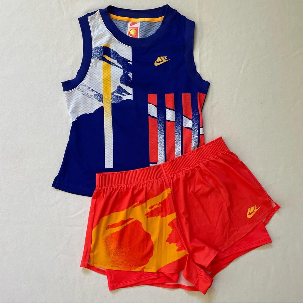 NWOT Nike NikeCourt Slam Challenge Court Tank Top & Shorts Tennis Outfit